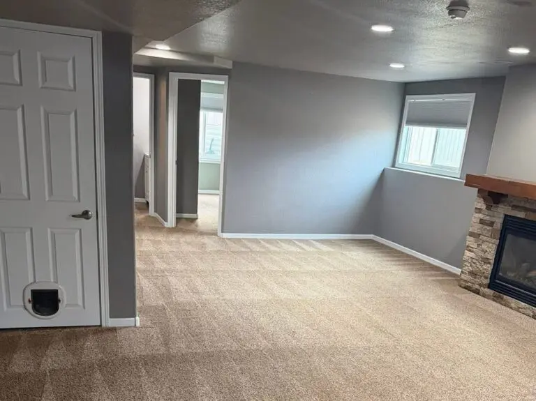 Carpeted home after professional carpet cleaning in Rapid City by Rapid Rescue